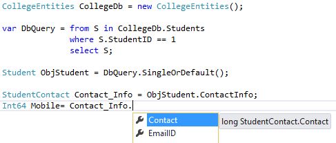 Accessing Property by ComplexType